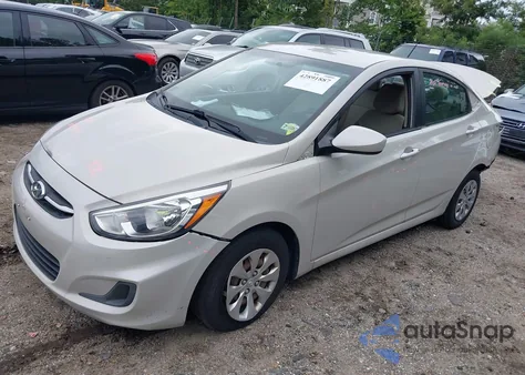 2016 Hyundai Accent Se из США, поврежденный, VIN KMHCT4AE7GU002901